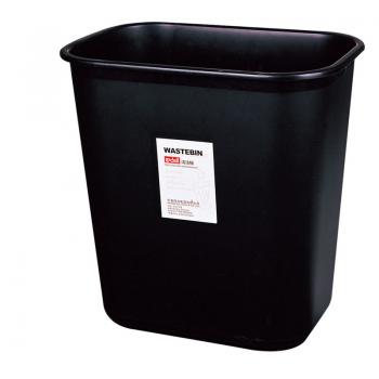 得力 垃圾桶 废纸篓 防漏方形清洁桶9562