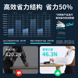 得力(deli)60页省力厚层订书机/订书器 适配23/6~23/10订书钉 白色0465