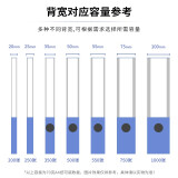 得力（deli）加厚A4粘扣档案盒 背宽55mm 5603蓝色