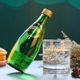 巴黎水（Perrier） 含气天然矿泉水玻璃瓶 法国进口果味气泡水 330ml*24玻璃瓶原味