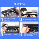 格之格 LQ730K色带芯 适EPSON LQ630K/635K/730K/630/LQ80KF 黑色色带芯10只装