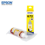 爱普生（EPSON） T672 墨水适用于L221/L363/L351/L565/L455 墨仓式打印机墨水T6724黄色墨水 原装 墨水