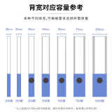 得力33512A4加厚档案盒75mm蓝色